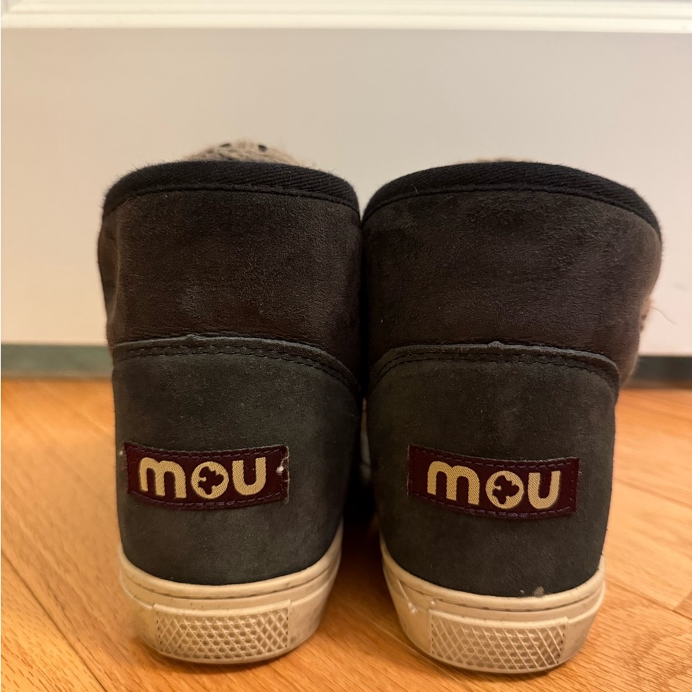 Mou Kids' Black and Brown Shoes